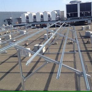 بف الألواح الشمسية تصاعد الشمسية الصلب السكك الحديدية / شقة بلاط هوك السكك الحديدية تثبيت الشمسية تصاعد