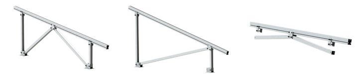 Ground solar mounting structure design