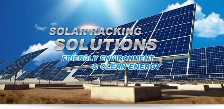 الألواح الشمسية نظام الأرفف Solar panel racking system
