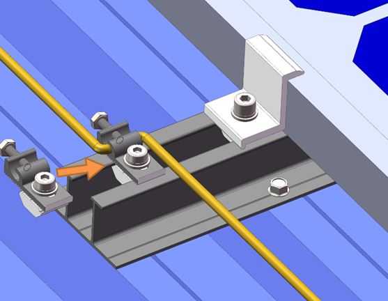 solar panel racking anodized aluminum profile