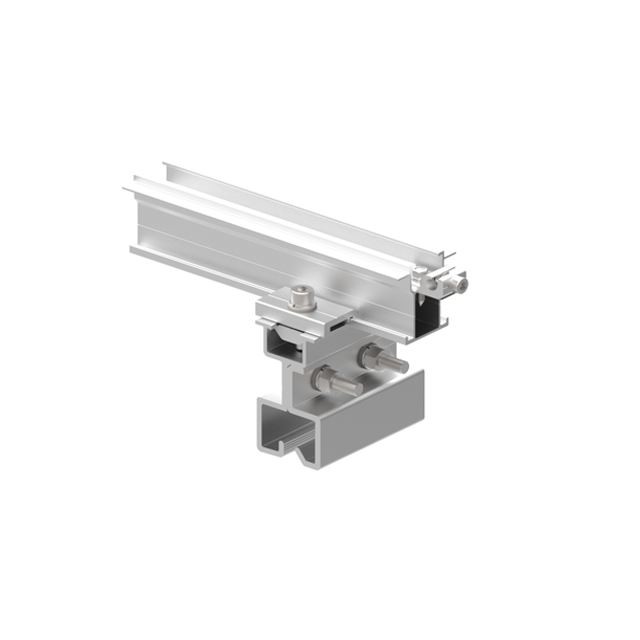 Standing seam hooks for Solar panel metal roof clamps tin aluminum mounting system renewable energy - 副本