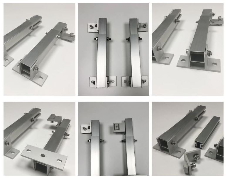 solar aluminum feet
