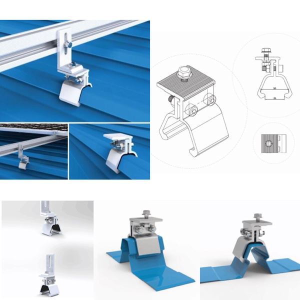 Metal roof hooks