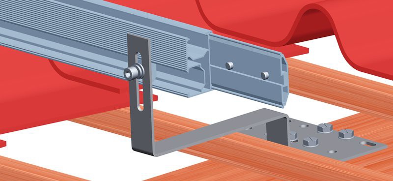 solar panel tile roof hook mounting