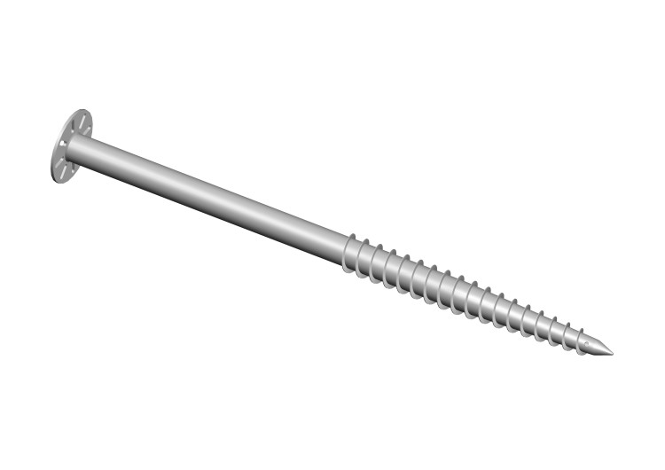 China galvanized steel ground screw