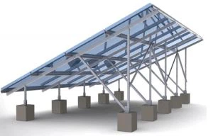 نوع الأرض شقة أو سقف نظام تركيب الطاقة الشمسية