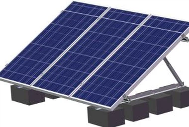 قوس سقف مسطح الشمسية تركيب