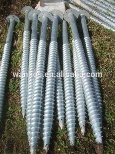 WS الصلب Q235 برغي الأرضي لتركيب الطاقة الشمسية
