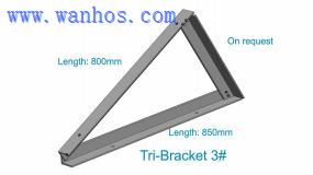 Fold Tri-Bracket System Of Flat Roof Racking System