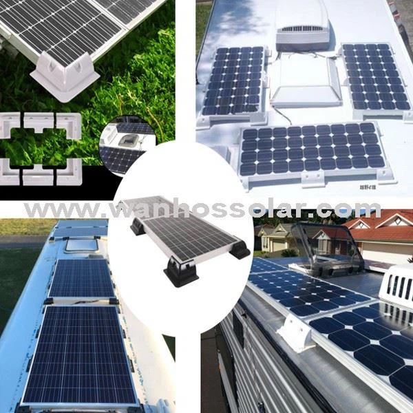 Plastic Solar Panel Corner Mounts