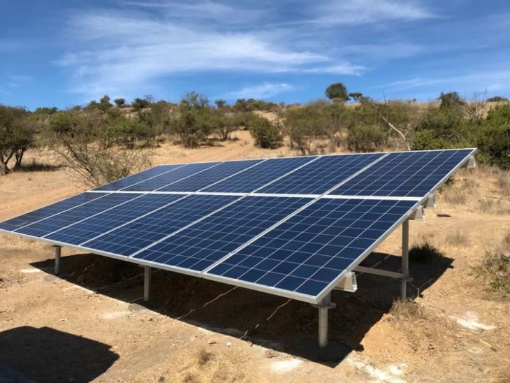 Solar Panel Racks Support On Ground