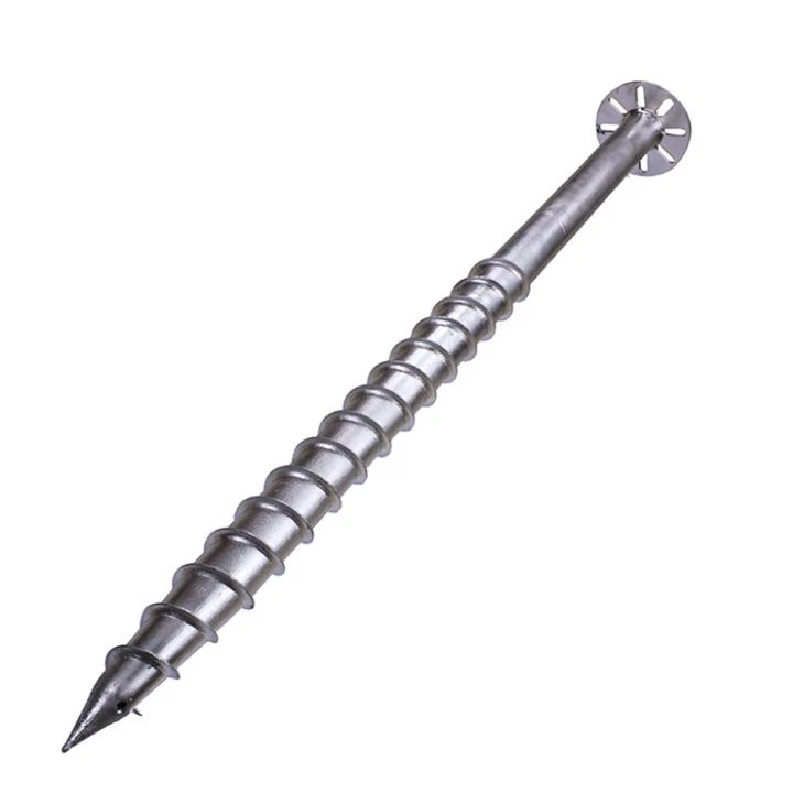 Zinc Plated Spiral Ground Screw Pile