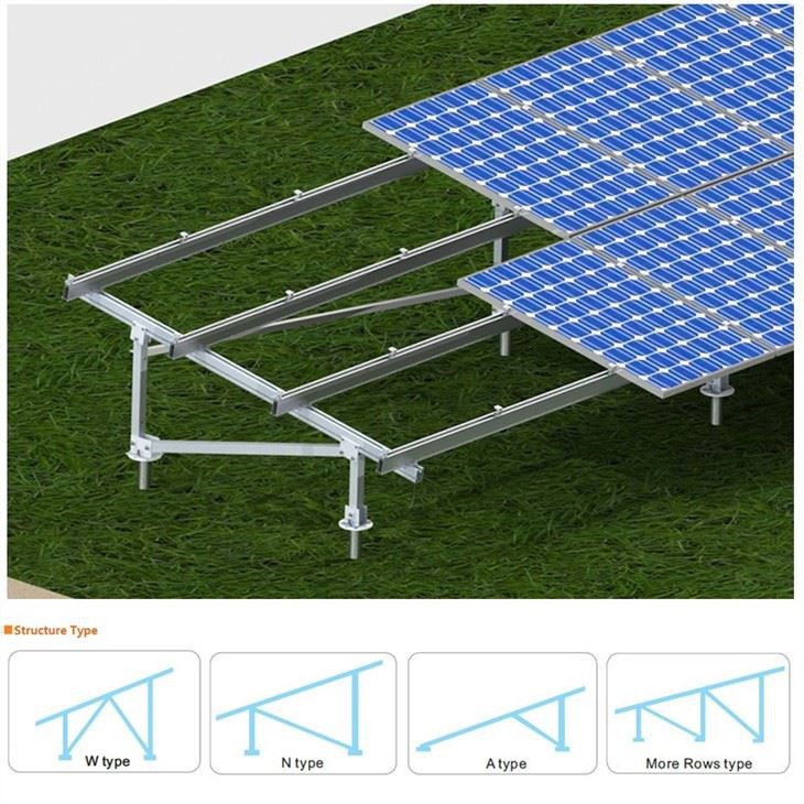 Solar Panel Ground Mounting Kits Aluminum System