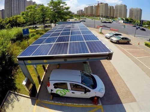 Household Use Solar Parking Lot Structure